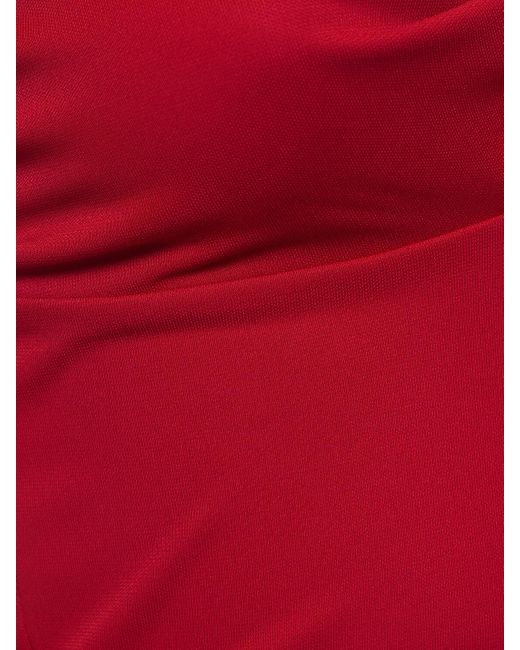 ANDAMANE Red Trägerloses Stretch-jersey-oberteil "lucille"