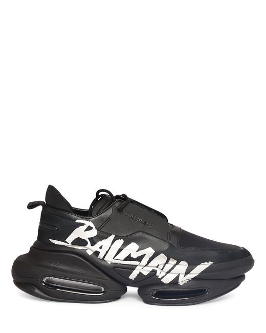 Balmain B-bold With Logo Sneaker In Black for men