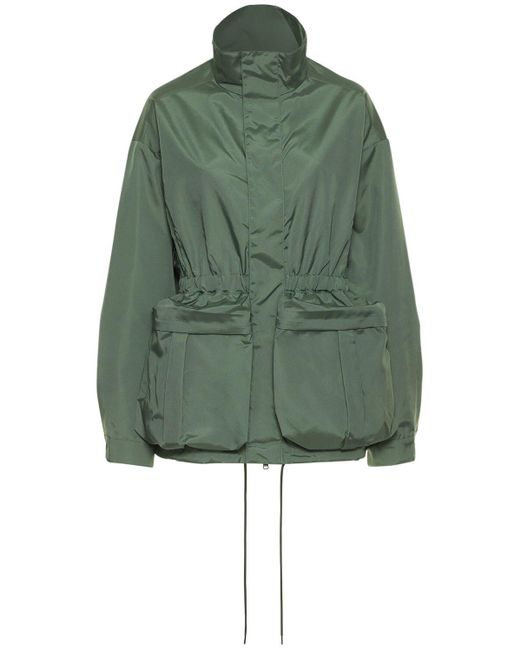 Wardrobe NYC Synthetic Nylon Hooded Parka Jacket in Green Lyst Australia