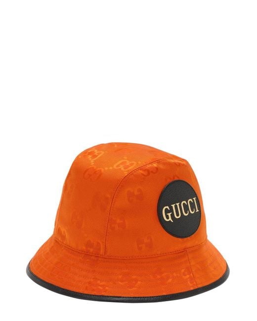 Gucci Synthetic Off The Grid Bucket Hat in Orange Save 4 Lyst