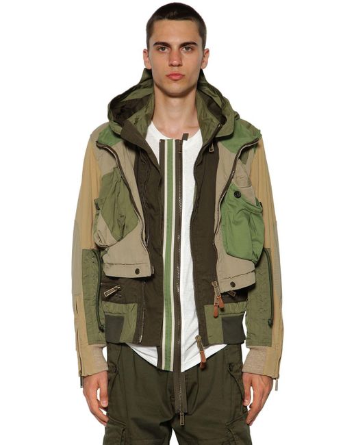 dsquared green jacket
