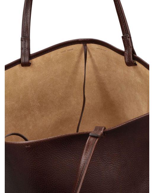 The Row Park Vintage レザートートバッグ Brown