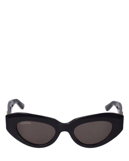 Balenciaga 0236s Rive Gauche Acetate Sunglasses in Black | Lyst UK