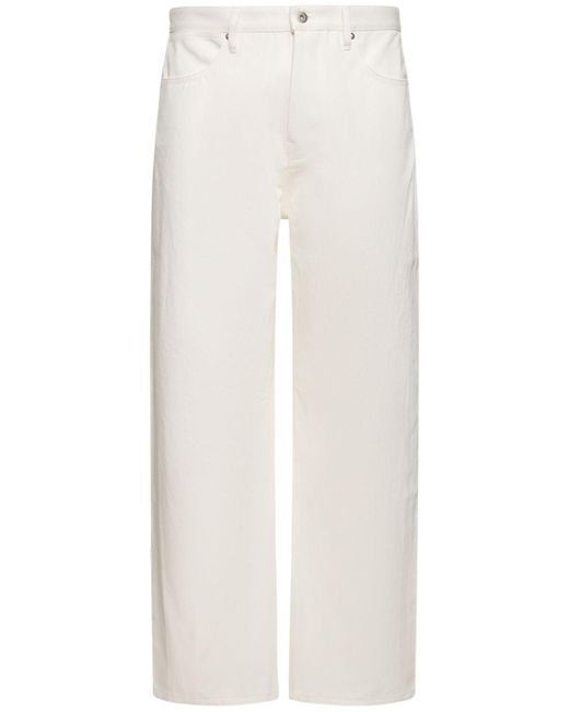 Jeans de denim Jil Sander de hombre de color White