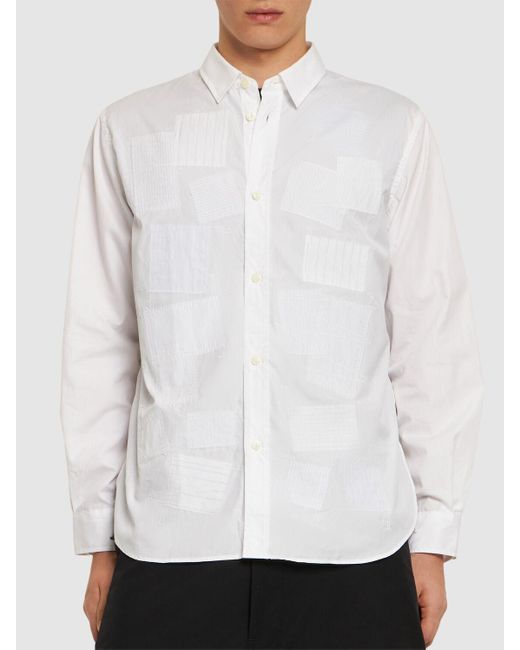 Chemise en coton Junya Watanabe pour homme en coloris White