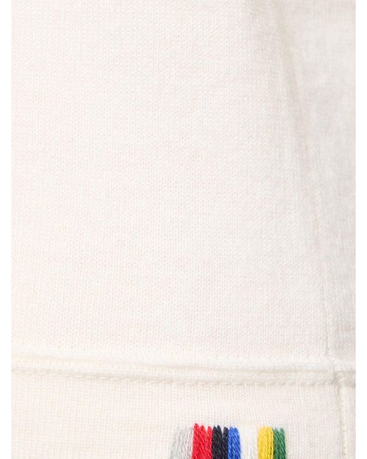 T-shirt en coton et cachemire america Extreme Cashmere en coloris White