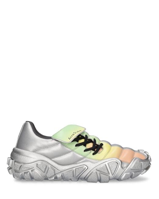 メンズ Acne Bolzter フットボールスニーカー Multicolor