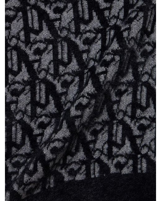 Palm Angels Pullover aus Monogramm-Jacquard in Black für Herren