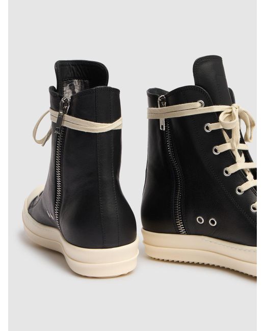 メンズ Rick Owens ハイスニーカー Black