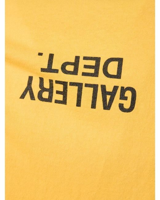 GALLERY DEPT. Logo-t-shirt "fuck Up" in Yellow für Herren