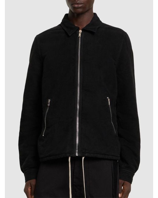 Rick Owens Black Jkt Zip-front Jacket for men