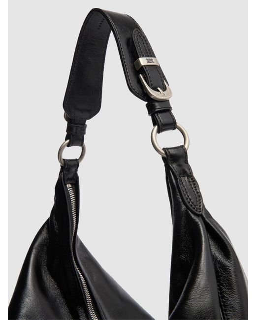 MARGE SHERWOOD Large Pumpkin レザートートバッグ Black