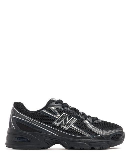 New Balance Black 740 Sneakers