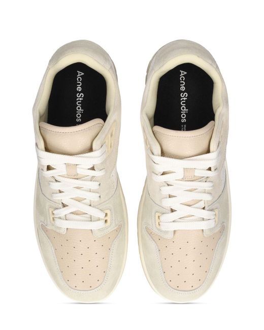 Sneakers low top 08sthlm in pelle di Acne in White da Uomo