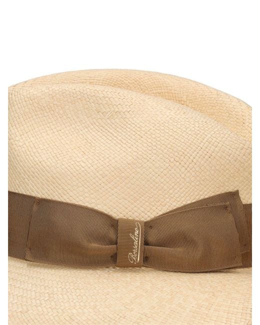 Borsalino Natural Amedeo 7.5Cm Brim Straw Panama Hat for men