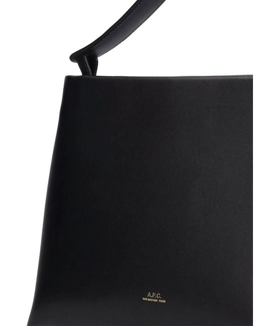 A.P.C. Black Ashley Leather Shoulder Bag