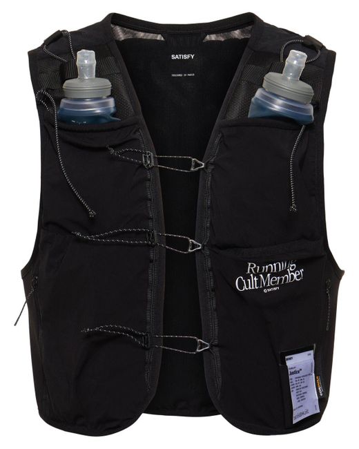 Satisfy Black Justice Cordura Hydration Vest for men