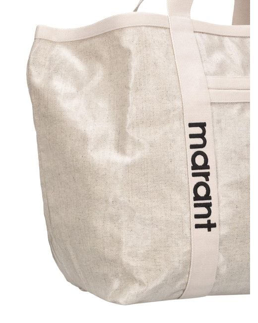 Isabel Marant Natural Warden Cotton Tote Bag