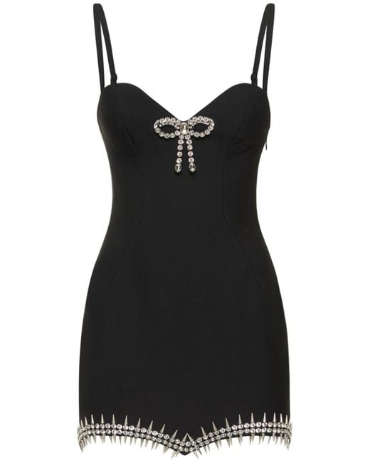 Area Black Minikleid Mit Ausschnitten