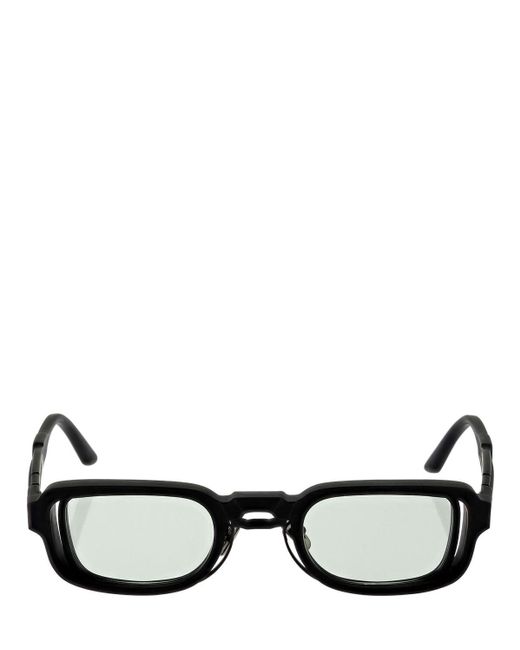 Kuboraum Black N12 Double Frame Squared Sunglasses