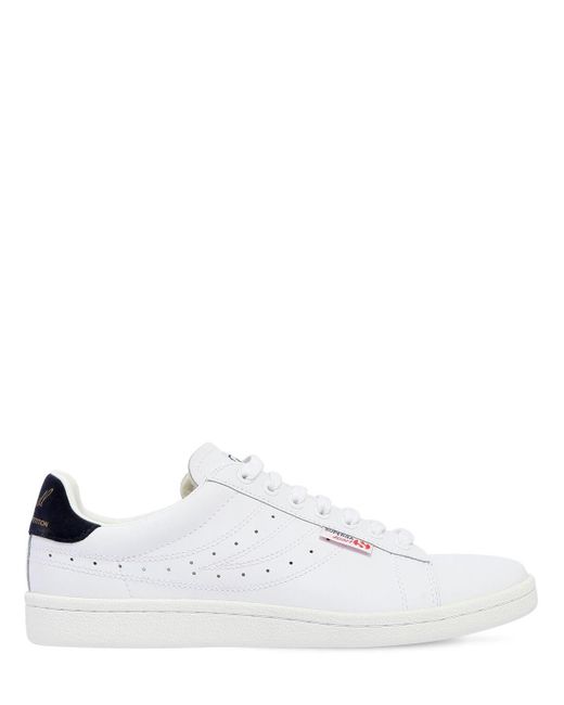 Superga White Ivan Lendl Leather Sneakers for men
