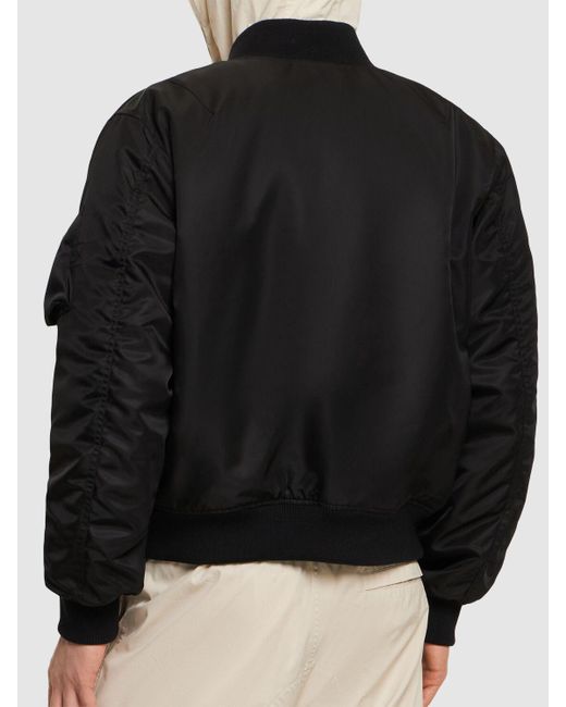 Burberry Bomberjacke Aus Nylon in Black für Herren