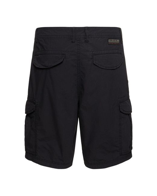 Napapijri Cargo-shorts Aus Baumwolle "noto 2.0" in Blue für Herren