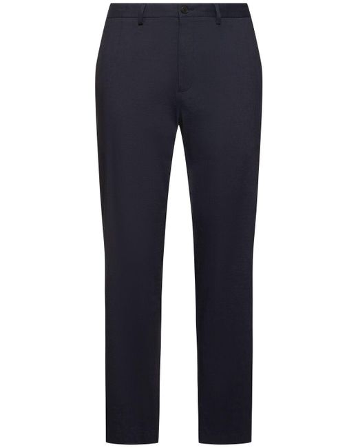 Theory Hose Aus Leinenmischung "curtis" in Blue für Herren