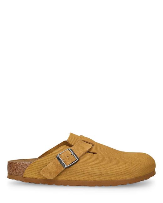 Birkenstock Brown Boston Corduroy Sandals