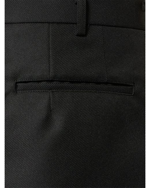 Comme des Garçons Herren Shorts Aus Gabardine in Black für Herren