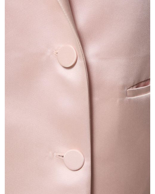Blazer cruzado de algodón Philosophy Di Lorenzo Serafini de color Pink