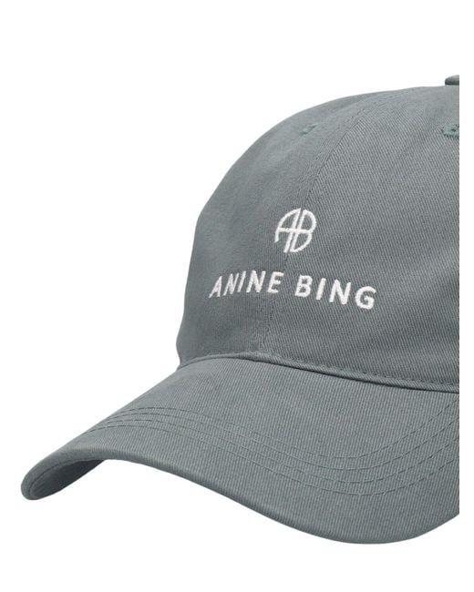 Cappello baseball jeremy in cotone di Anine Bing in Gray