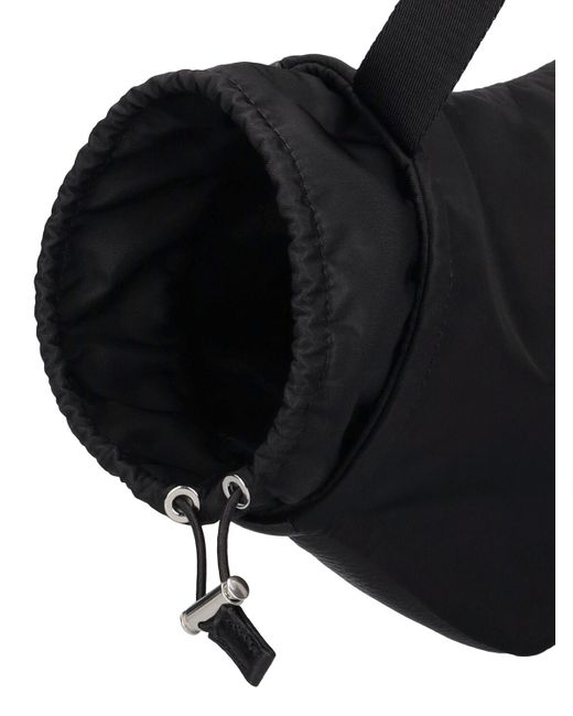 1017 ALYX 9SM Black Metal Buckle Leather Crossbody Bag for men