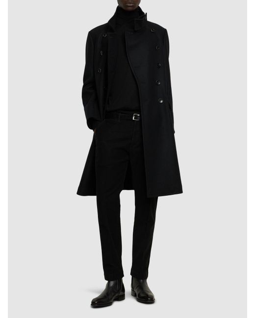 Tom Ford Chinohose Aus Baumwollmischung in Black für Herren