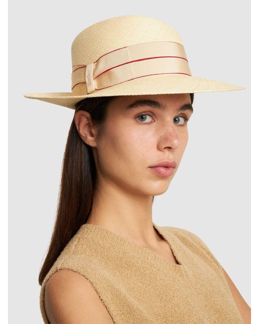 Borsalino Natural Romy Straw Panama Hat