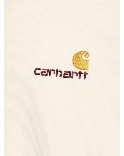 メンズ Carhartt American Script スウェットシャツ Natural