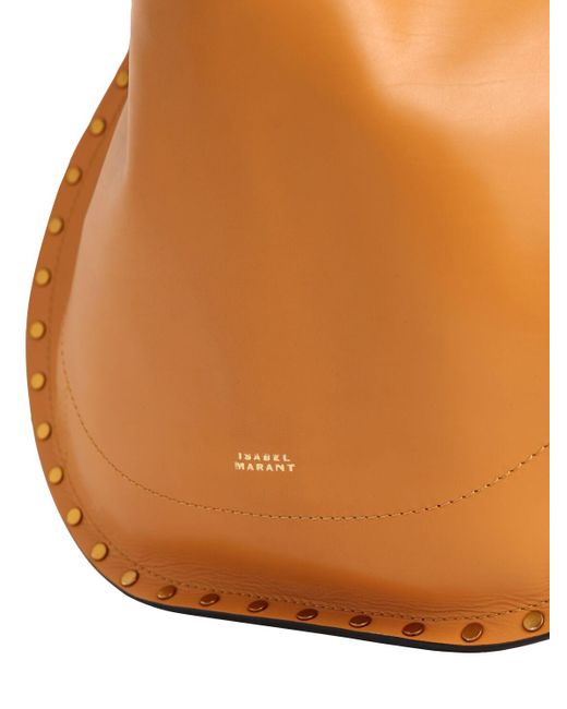 Isabel Marant Orange Oskan Hobo Soft Leather Tote Bag