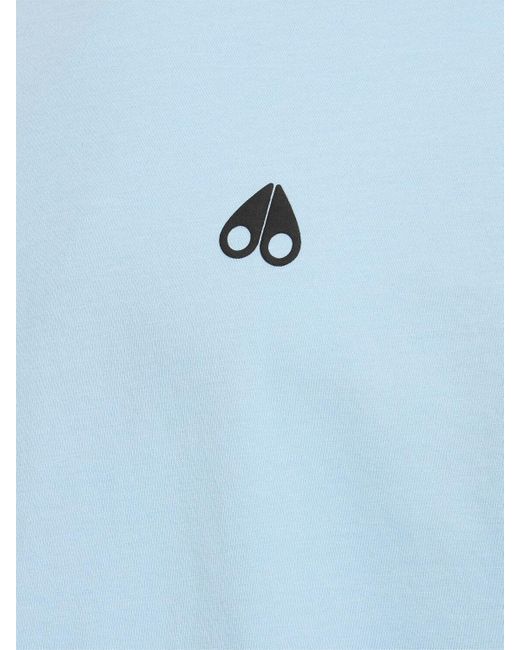 Moose Knuckles T-shirt Aus Baumwolle "satellite" in Blue für Herren
