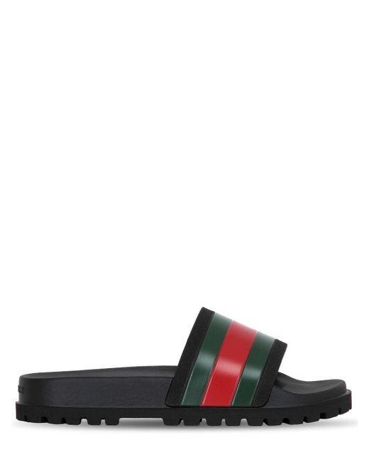 gucci pursuit 72 slides black