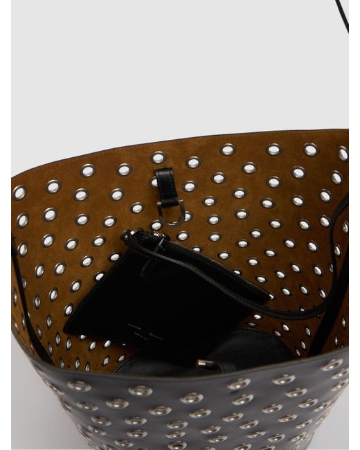 Proenza Schouler Black Beuteltasche Aus Leder "brant"