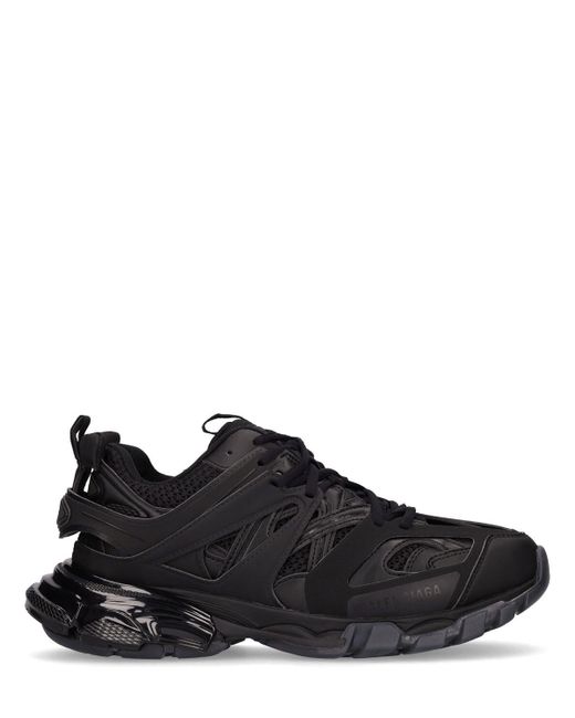 Balenciaga 60mm Track 2.0 Faux Leather Sneakers in Black | Lyst