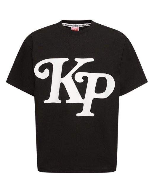 KENZO T-shirt Aus Baumwolljersey "kenzo By Verdy" in Black für Herren