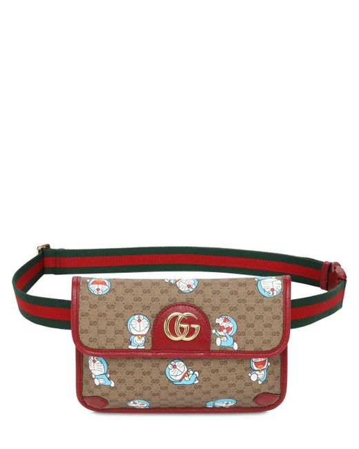 Gucci Multicolor Doraemon Gg Canvas Small Belt Bag