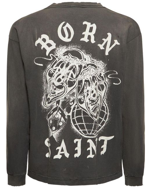 Saint Michael Born X Raised X T-shirt in Black for Men | Lyst