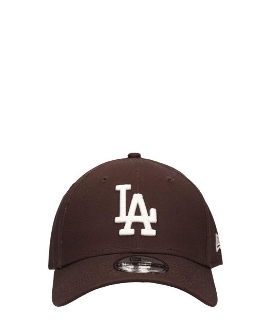 KTZ Black 9forty League Los Angeles Dodgers Hat for men