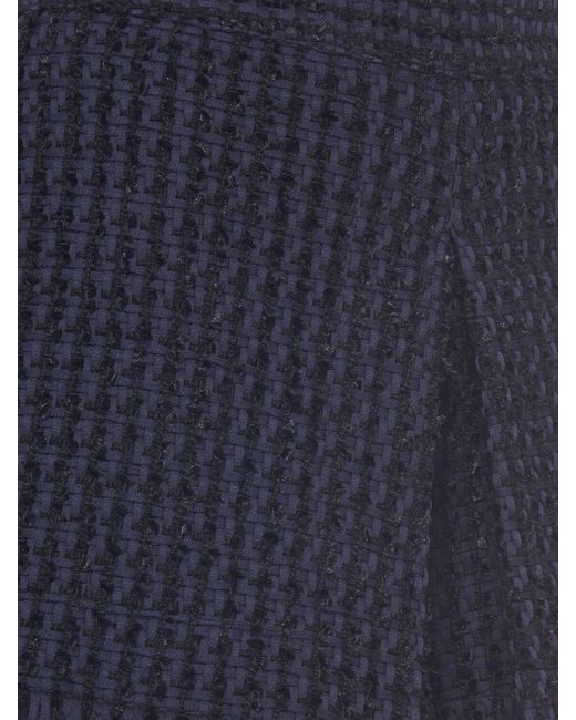 Shorts de tweed bouclé DSquared² de color Blue