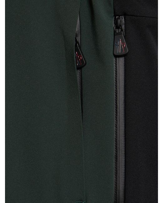 Pantaloni sci in nylon di 3 MONCLER GRENOBLE in Black da Uomo