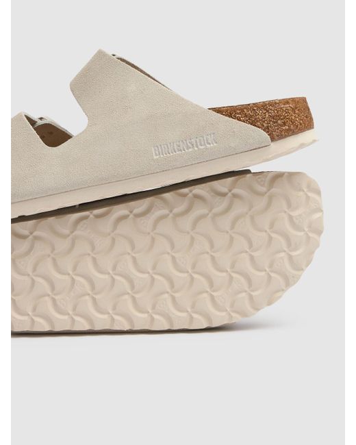 Birkenstock Arizona Sfbスエードサンダル White