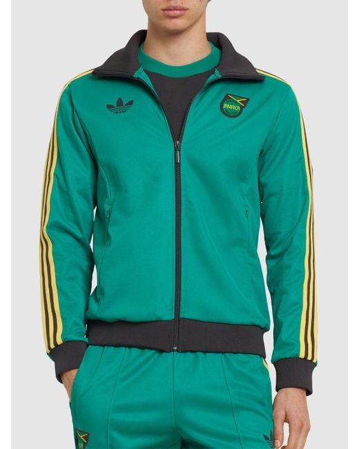 Adidas Originals Green Jff Og Track Jacket for men