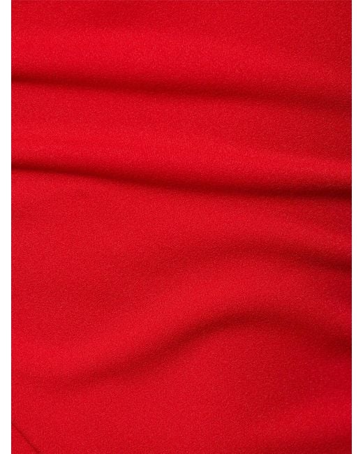 Vestito con spalle scoperte tara in crepe di Solace London in Red